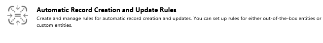Automatic Record Creation and Update Rules