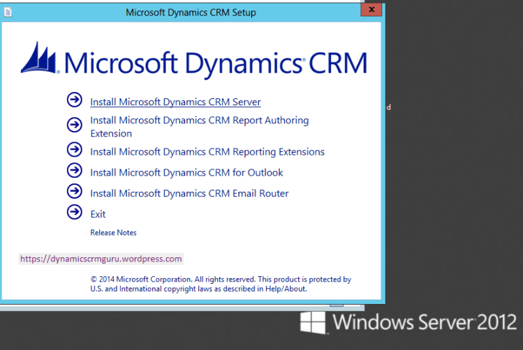 Windows Server 2012 - CRM0
