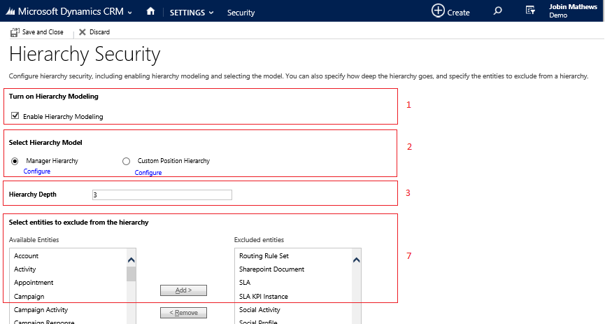 How to setup Hierarchy Security in CRM 2015? – Dynatecon Solutions