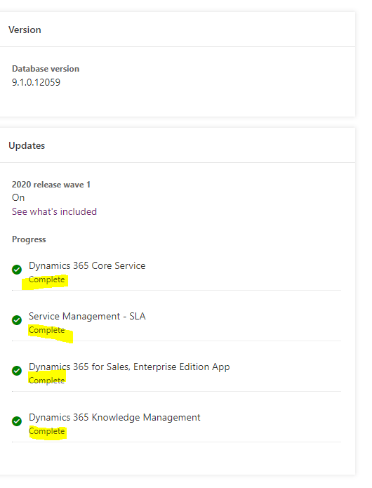 How to upgrade your Dynamics 365 instance to Release 2020 Wave 1 (April ...